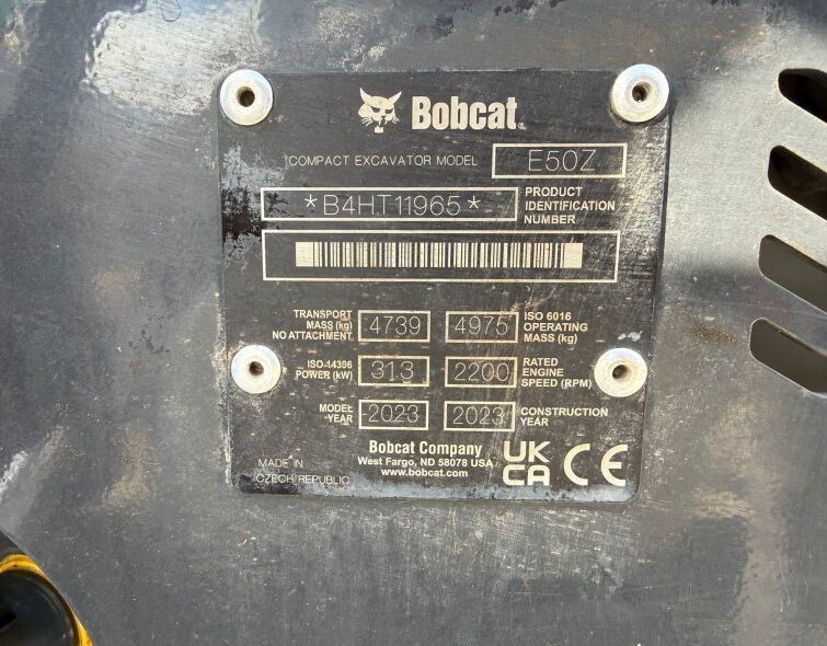 BOBCAT  E50Z ***IMPECABLE***